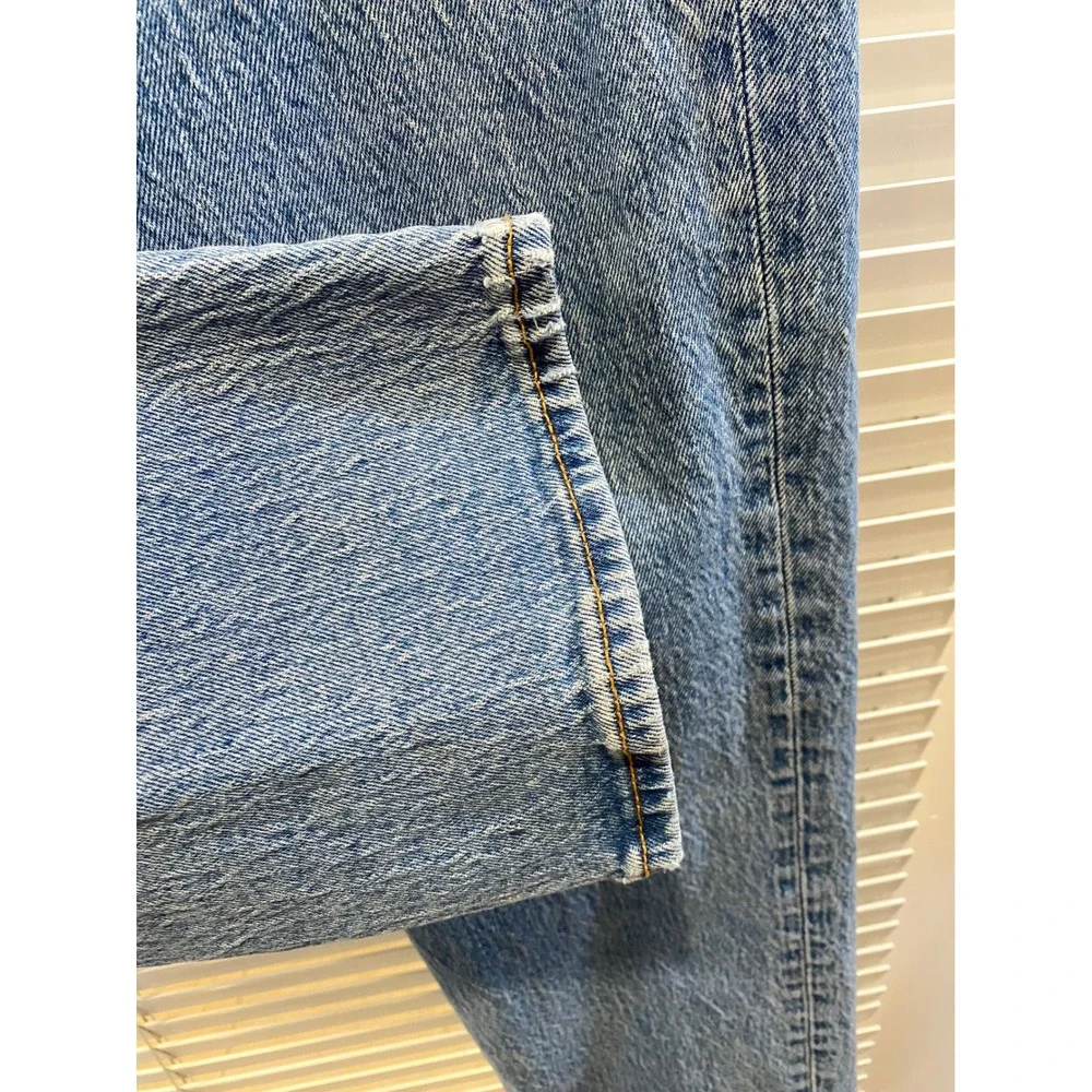 Abercrombie & Fitch Athletic Straight Jeans Mens 32x32 Medium Wash Vintage‎ EUC